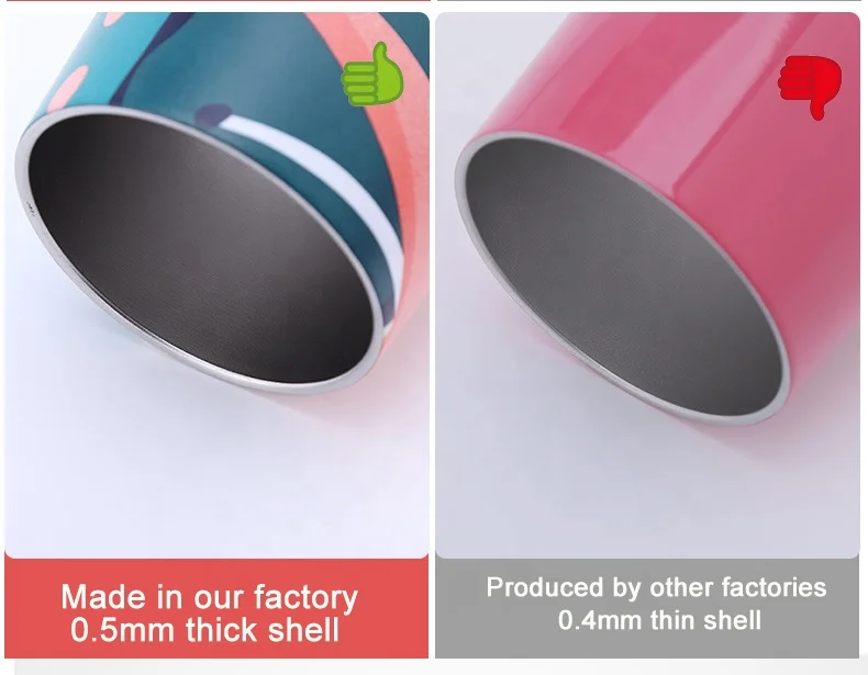 Custom Logo 12oz Egg Shape Double Wall Stainless Steel Vacuum Insulated Wine Tumblers Water Bottles