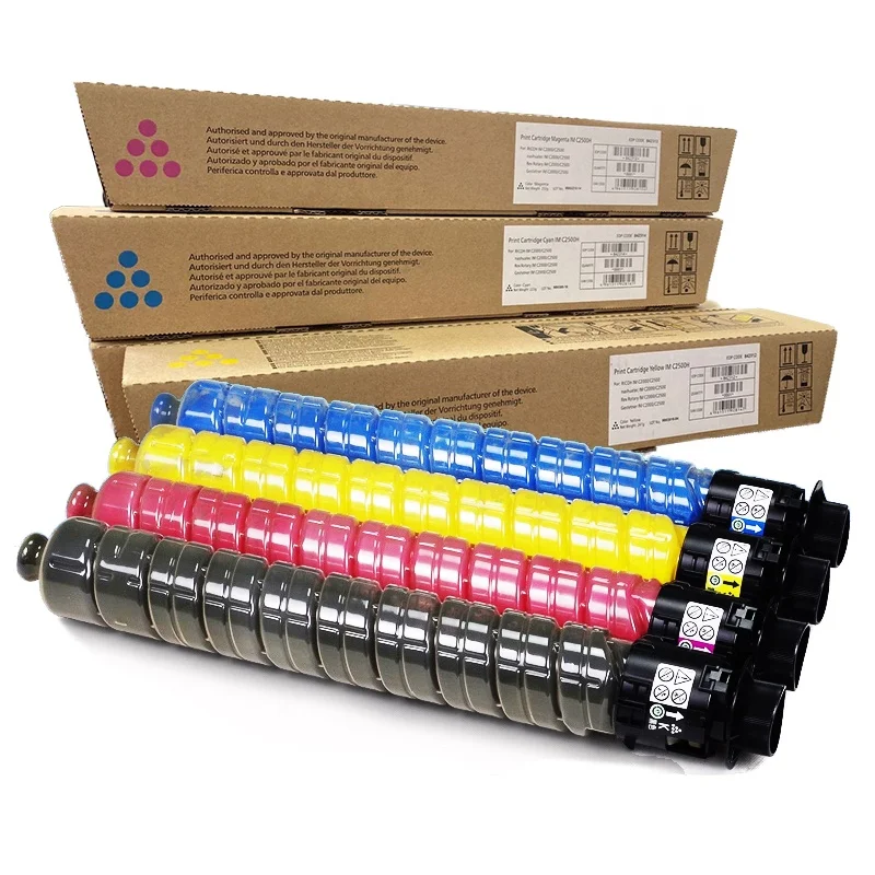 Оригинальный картридж Richo SP C840 C842 совместимый с Ricoh 821255 821256 821257 821258 тонер C840dn