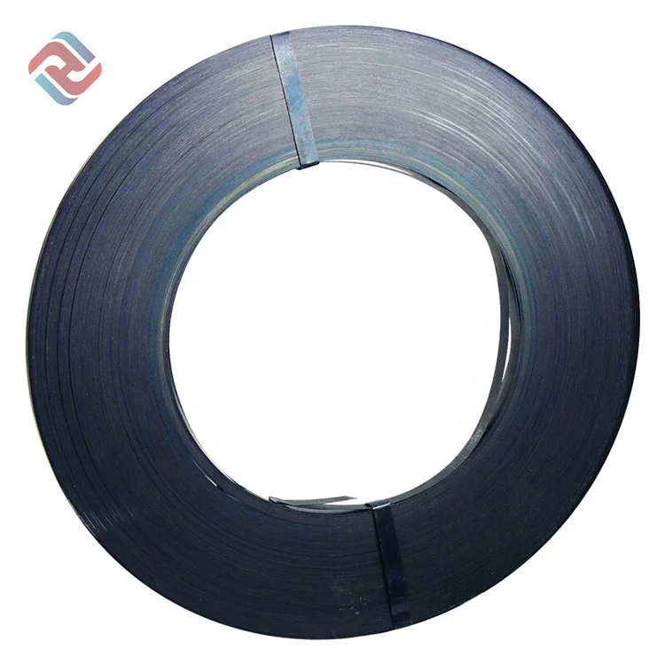 Factory Direct Cheap Price Plain 0.6mm*19mm steel strappingstrip blue metal strip cold rolled steel strip q235b