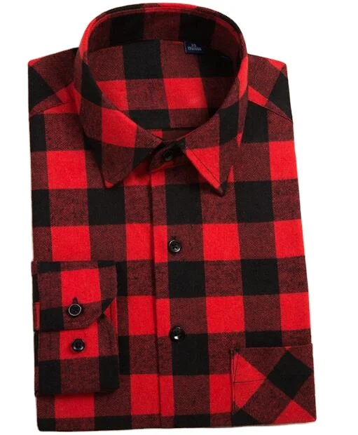 
best selling cheap plus size 3xl 4xl 5xl cotton checked plaid tartan flannel shirts  (60673305162)