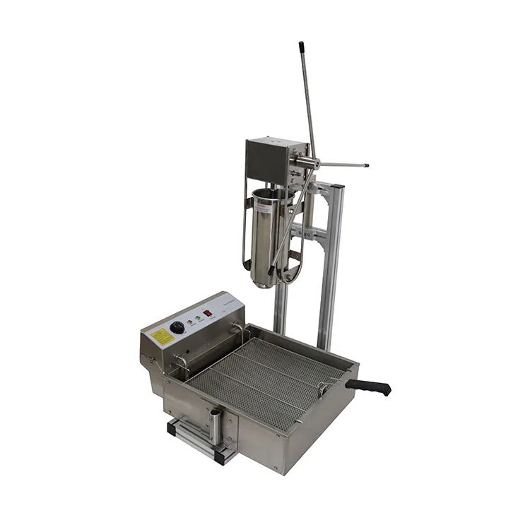 
5L Churros maker machine manual Spanish churros maker making machine stainless steel churros machine 