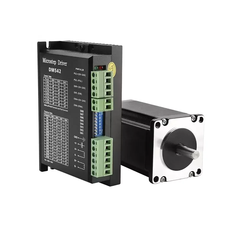 Высокое качество nema 23 Драйвер шагового двигателя nema 23 шаговый двигатель с драйвером TB6600 DM542 DM556 DMA860H