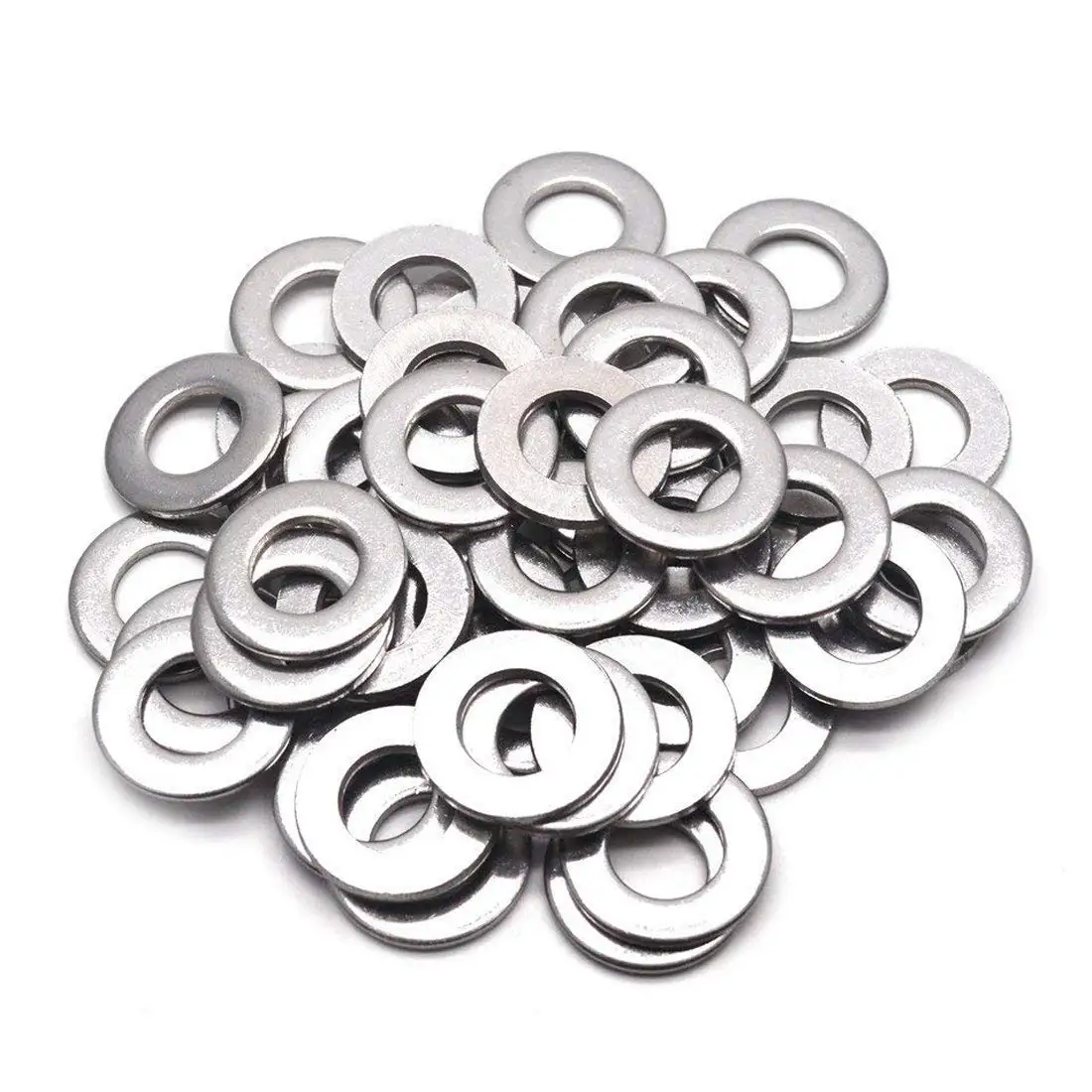 M4 M5 M6 M8 M10 M12 Stainless Steel 304 Metric Flat Washers for Bolt Screw