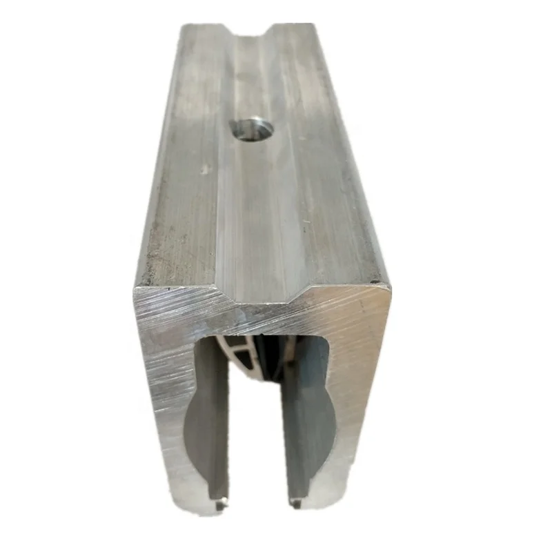 Стеклянный забор балконные перила резиновый плоский лист алюминиевый U-образный канал