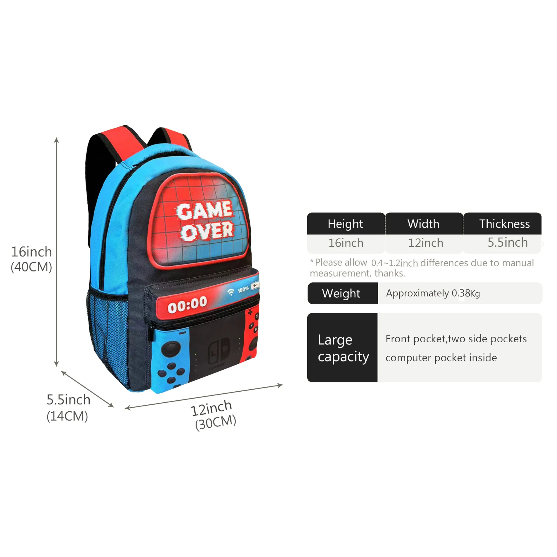 New Arrival Cross-border Cartoon School Bag for Primary and Secondary School Students
