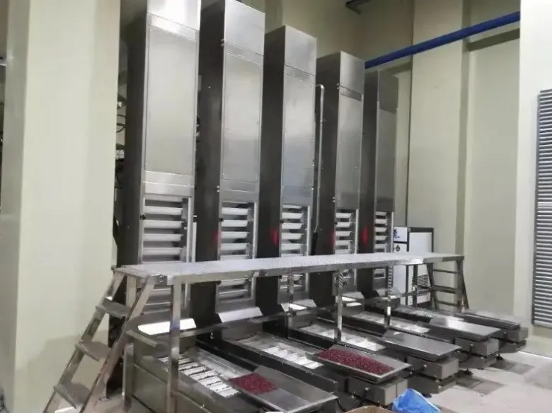 Low price multi plate vibrator feeder Z bucket conveyor for popcorn  snacks feeding