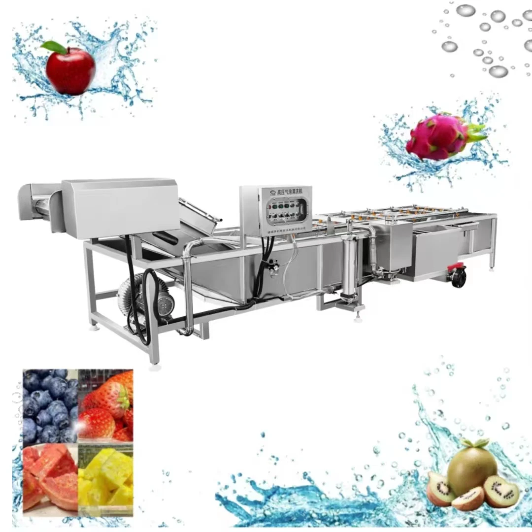 Automatic Vegetable Washing Machine Fruit And Vegetable Bubble Cleaning Machine