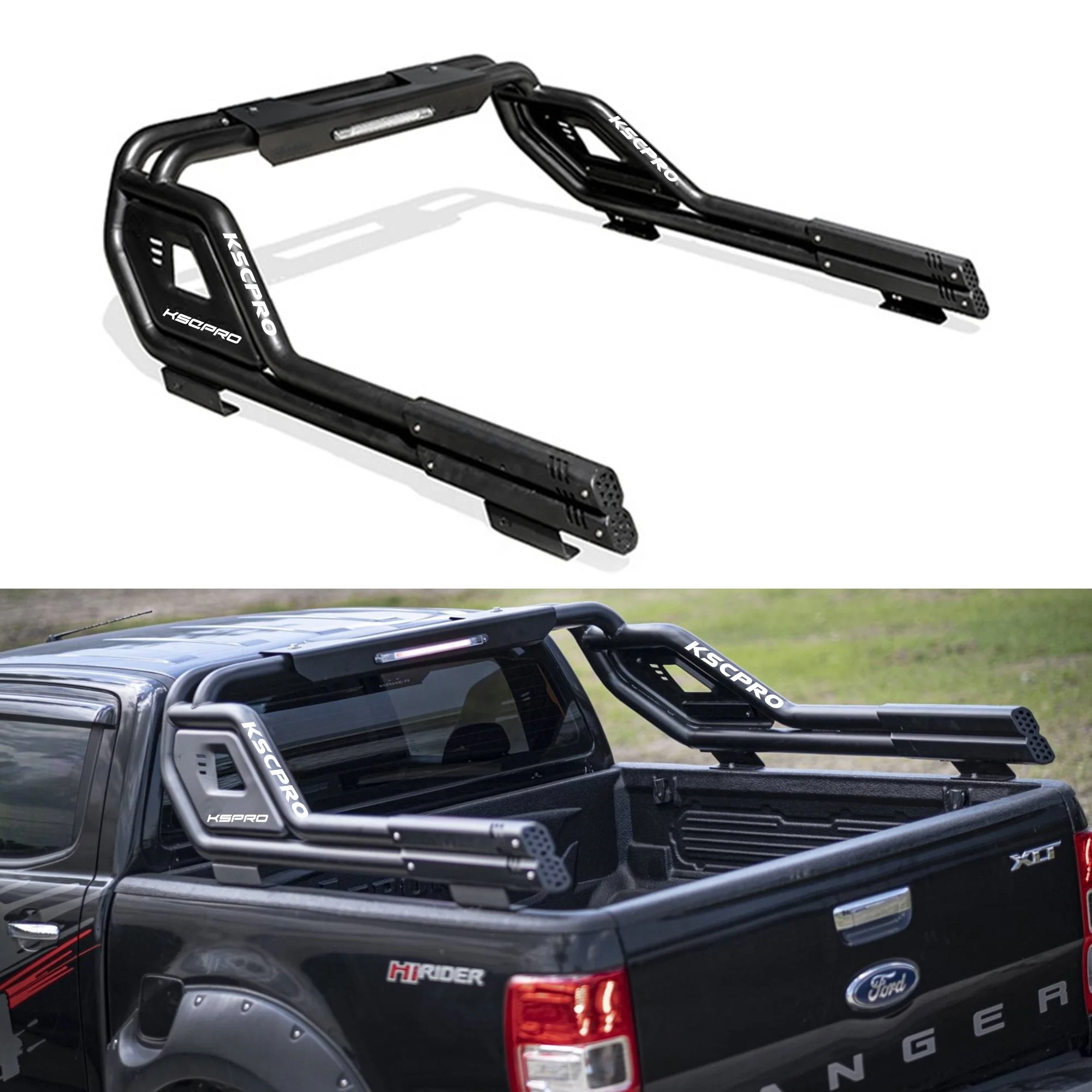 KSCPRO 4x4 Roll Bar Sports Bar For Ram 1500 2500 2022 With Led Light