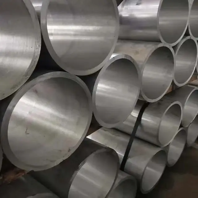 Professional Factory Supply Black Iron Seamless Aluminum Pipe Hot Dipped  Wholesale Profile Aluminum 6061 Round Tube Pipes