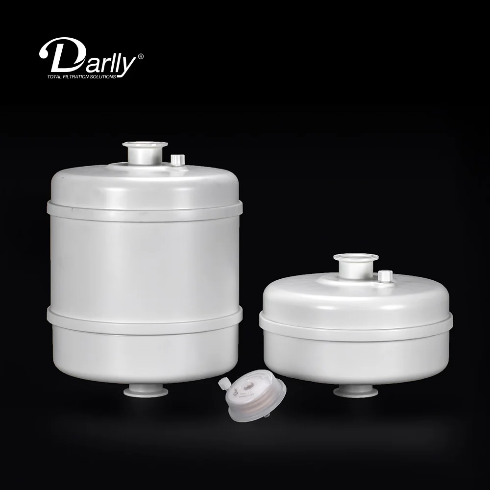 Capsule Filters designed for Bio-products industry Cellulose or filter-aids or resins media for Liquid Filtration Lab Filter