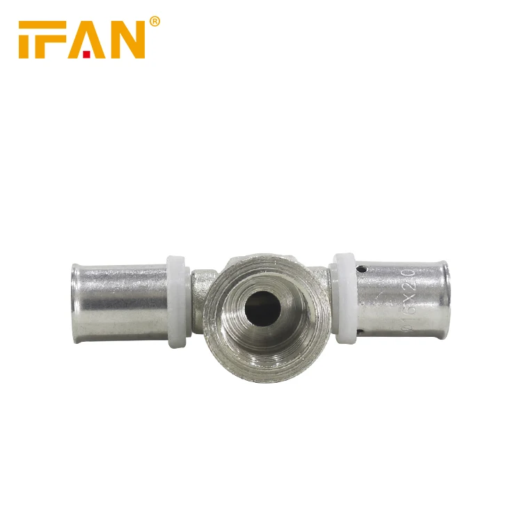 IFAN Pex с латунным штуцером 1/2inch 3/4 дюймовой внутренней резьбой Тройник pex пресс-фитинги из латуни тройник для PEX трубы