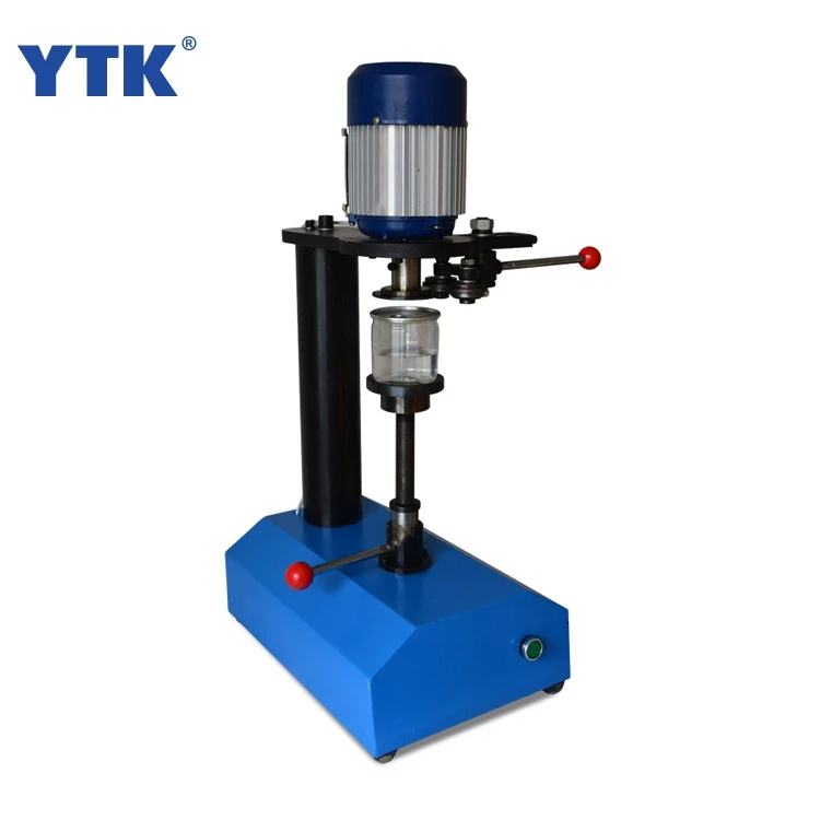 Small Scale Manual Tomato Sauce Easy Open Can Paper Plastic Tin Cans Capping Sealing Machine