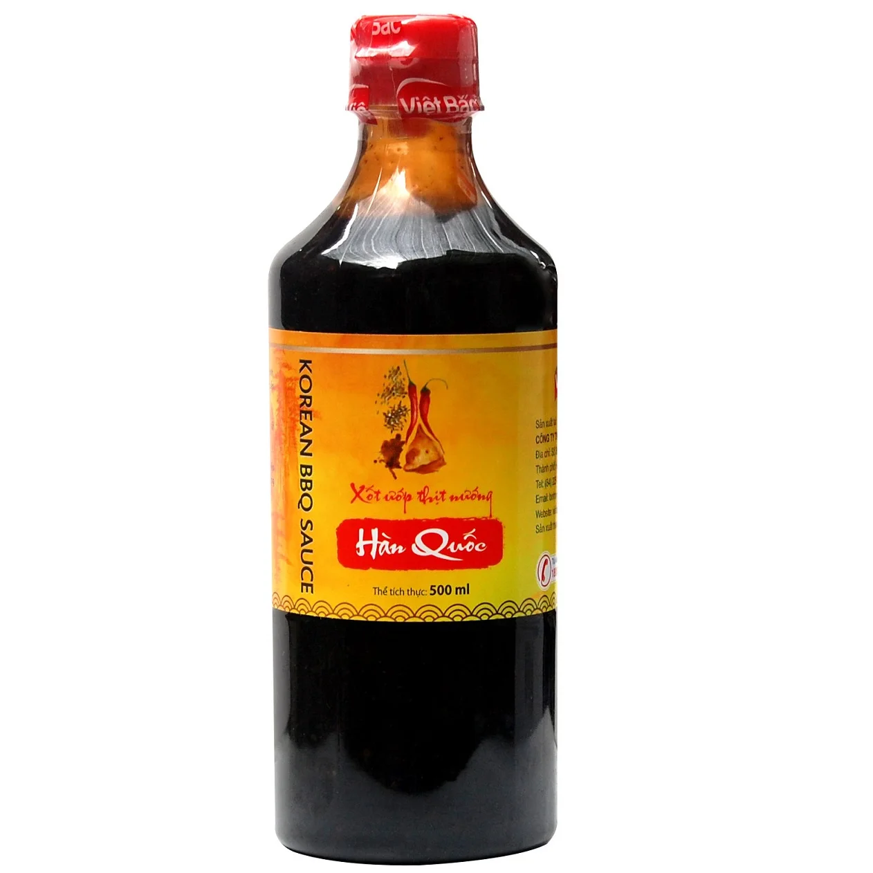 500ml bottle Rich taste cooking chicken seasoning Korean barbeque sauce for BBQ hot pot from Viet Bac Vietnam