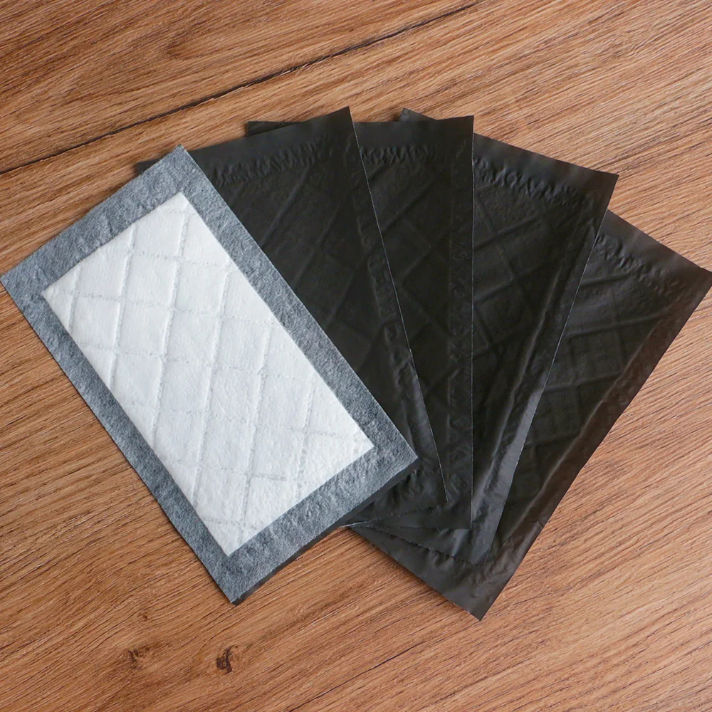 High absorbency biodegradable absorbent pad for meat