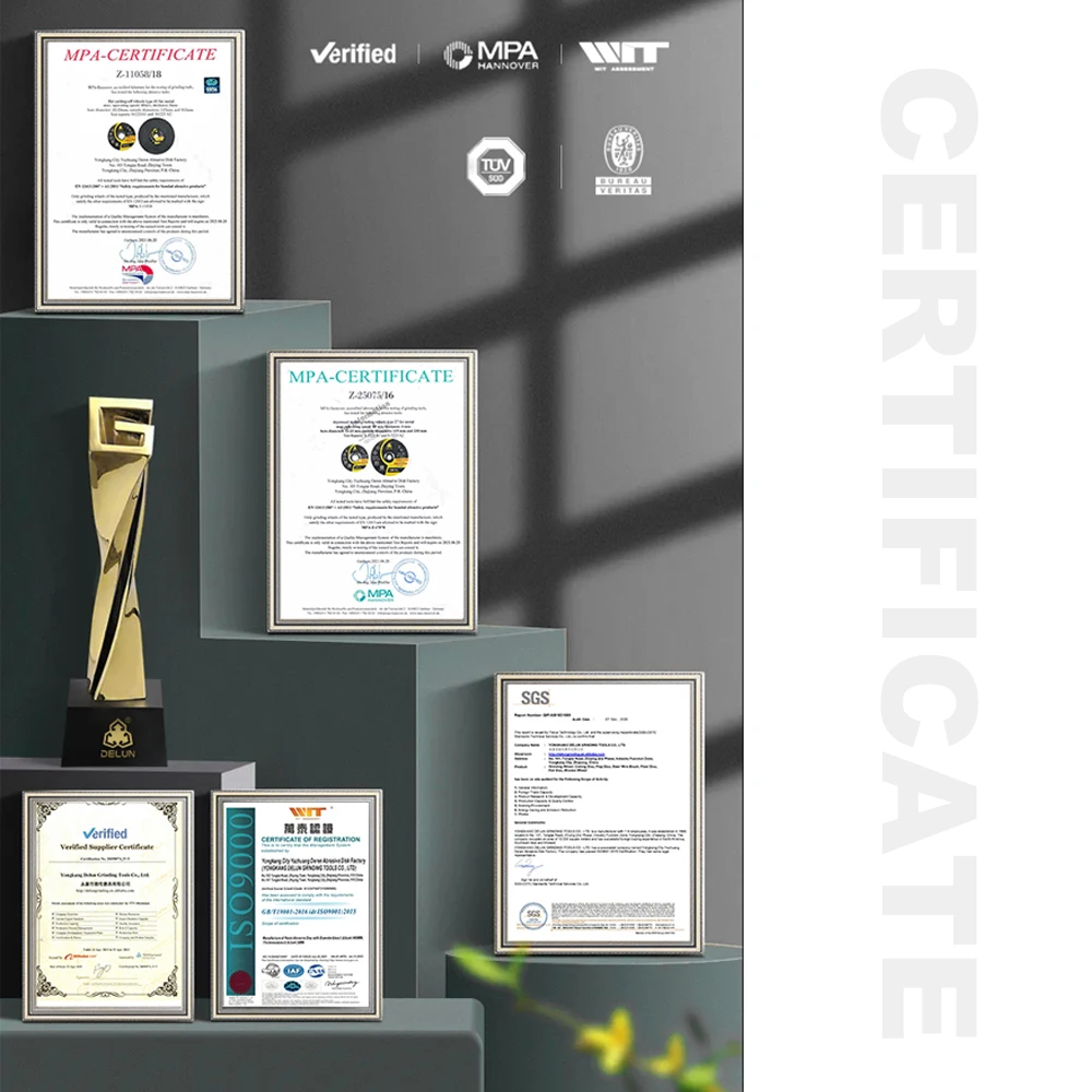 DELUN Free Samples And Cost Effective T27 Flat 4 inch Ceramic Flap Disc With Best Quality