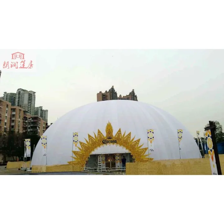 Luxury Roof Pvc Heated Eco Prefab Transparent Geodesic Dome Hotel Tent House Desert Round Dome Tent