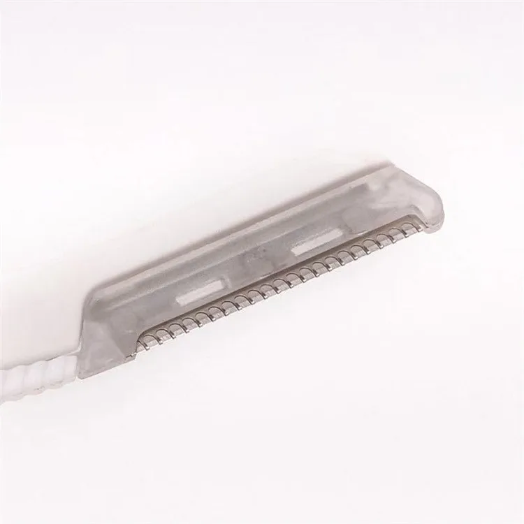 
Blade Eye Brow Razor Disposable Facial Eye Brow Trimmer Eyebrow Razor Trimmer Stainless Steel Women White OEM 