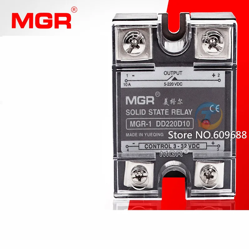 Магер MGR Однофазное твердотельное реле SSR MGR-1 DD220D10 DD220D25