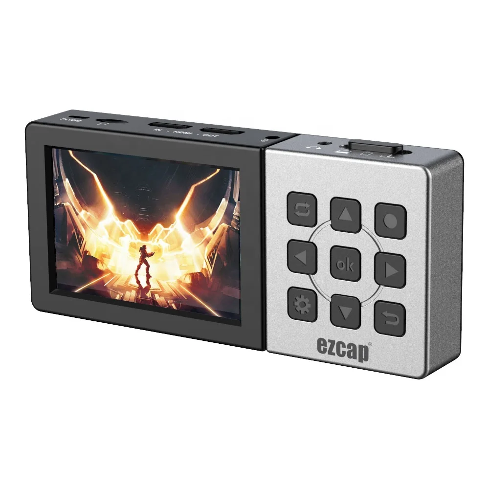  Ezcap273 Портативный видеорегистратор с экраном 3 5 дюйма 1080P 60fps