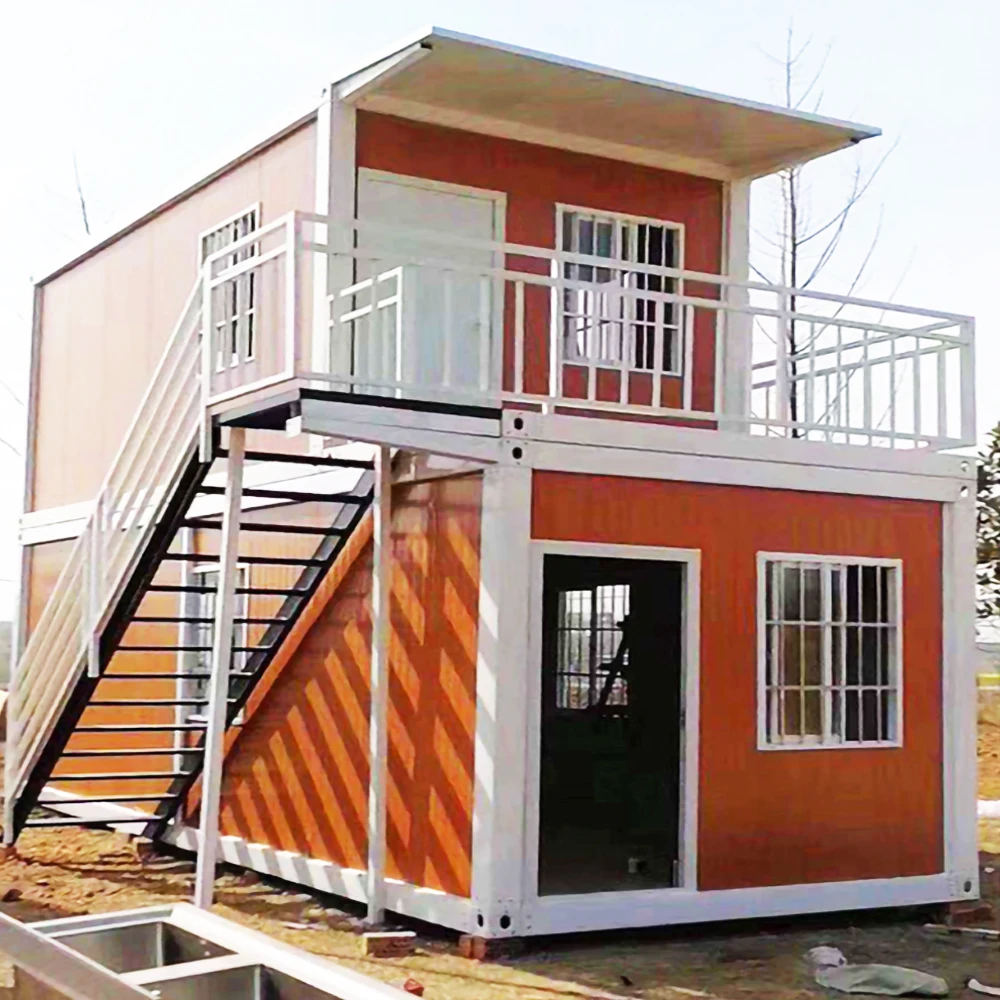 Foldable Container Meeting Room office Temporary Container Office Building for Construction Site with car Electrical System