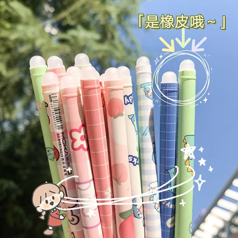 Promotion Cute Cartoon Pen Office Stationary Writing school Pen for school Supplies erasable Pen