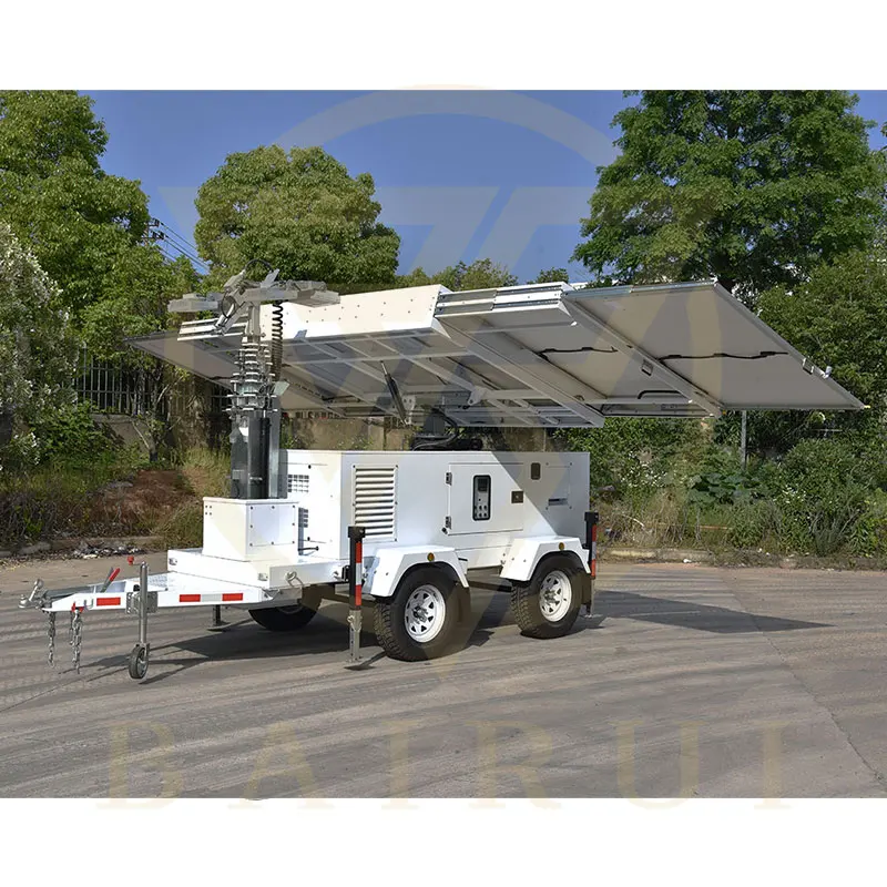 Wholesale Good Quality Hot Selling Security Emergency Solar Mobile Light Tower