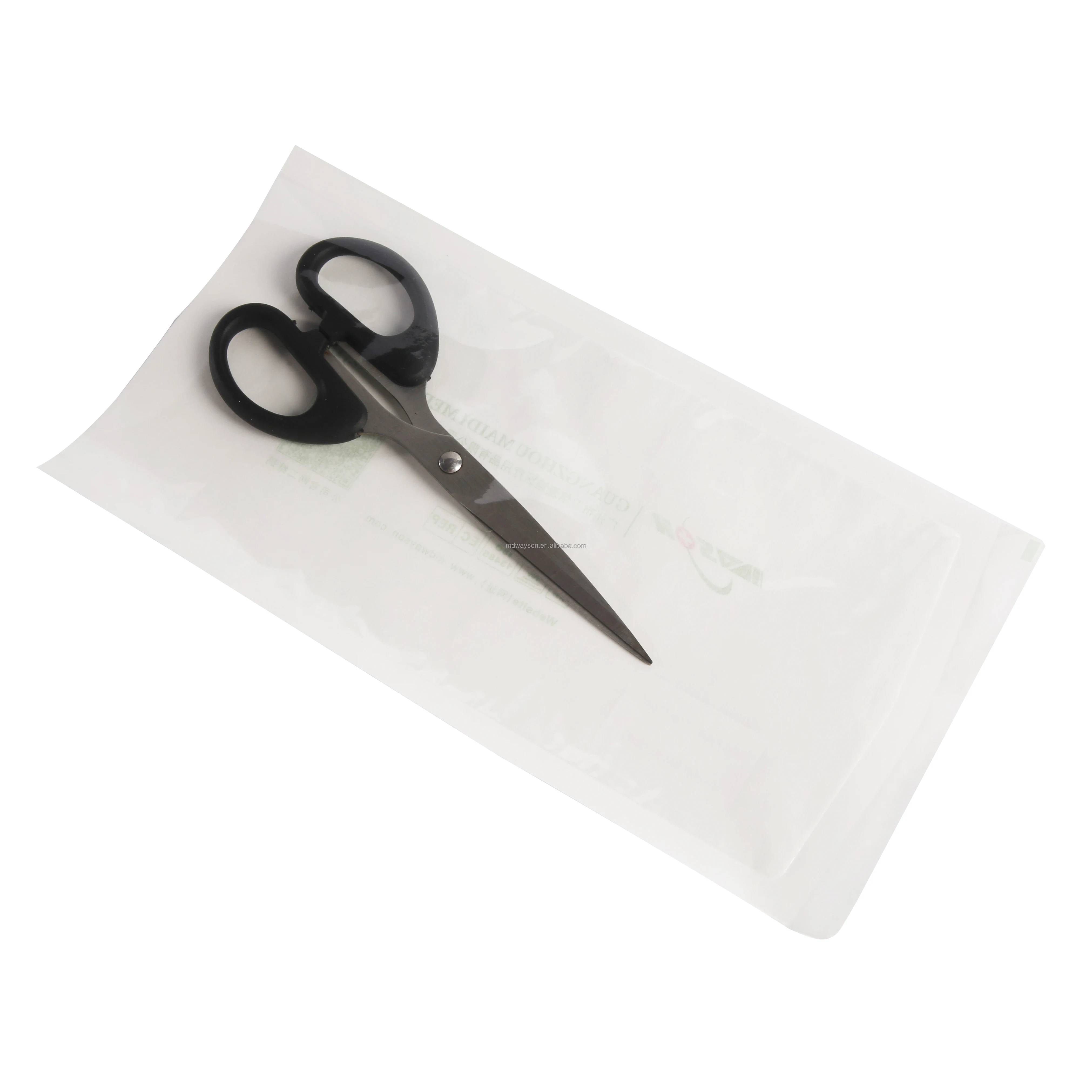 EO gas sterilize heat-sealing medical paper and transparent film pouch