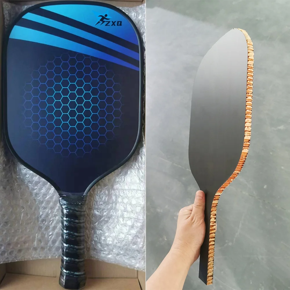 Odm Carbon Fiber Surface Nomex Core Pickleball Paddles UV Printed Graphite Pro Super Light Pickleball Paddle
