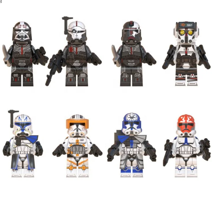 Звездный фильм серия солдат война клон силы 99 экшн-фигурки мини Кирпичи Строительные блоки игрушки для веселья