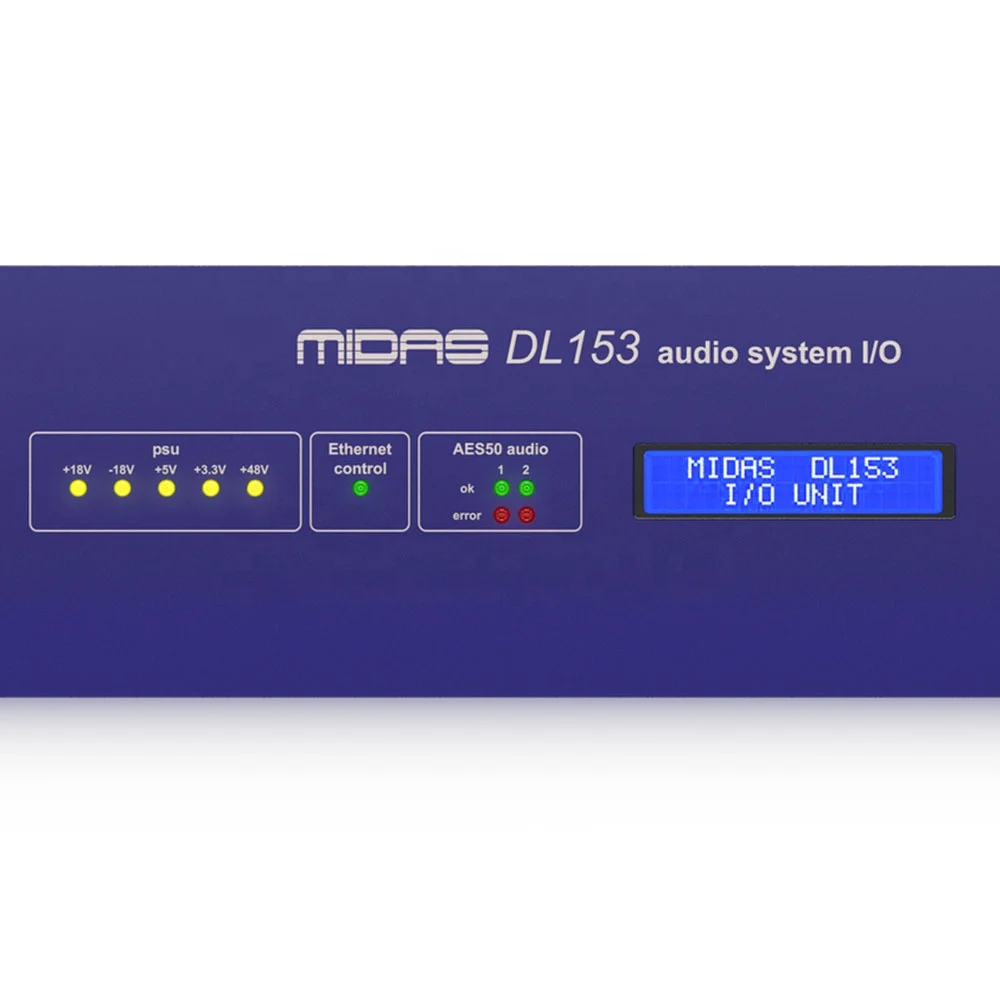 Midas DL153 Stagebox 16-Input With Midas Preamps & Switchable 48V Phantom Power Midas Digital Mixer Stagebox