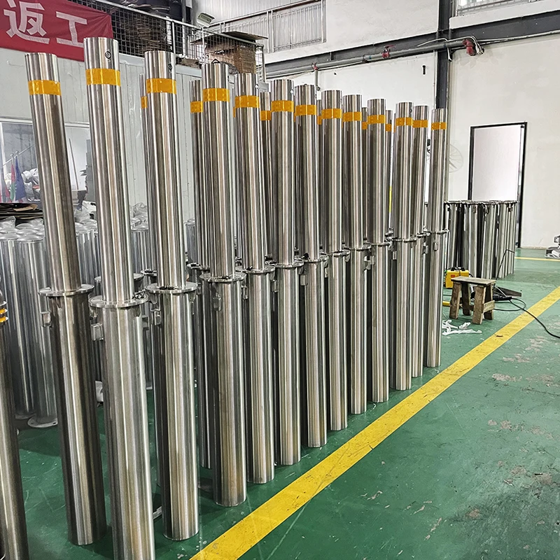 Bollards To Stop Car Theft Manual Telescopic Security Post Parking Driveway Bollard Retractable Bollards