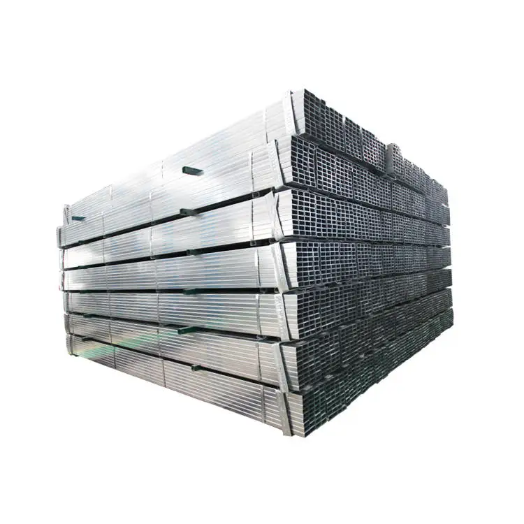 Q195 Q235 S235 Ss400 Hot dip Galvanized Black Welded Rectangular Square Steel Pipe Rhs Shs GI Steel Tube