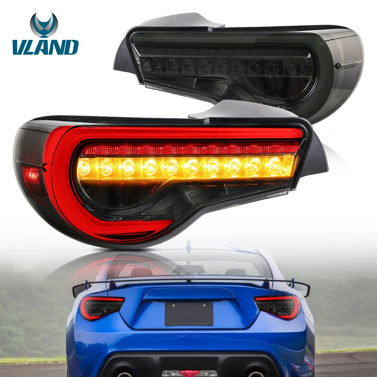 Оптовая цена LED carlight с последовательным GT86 & FT86 задний фонарь 2012-2016 светодиодный Scion FR-S задние фонари для toyota