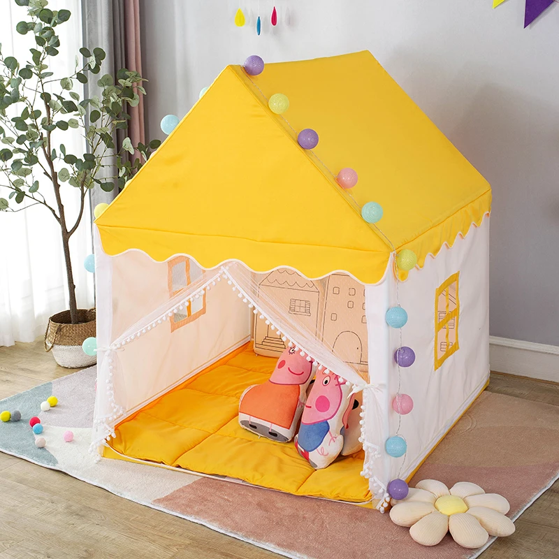 High Quality Classic Kid Toy Tent Nontoxic House Baby Tent Foldable Teepee Tents For Kids