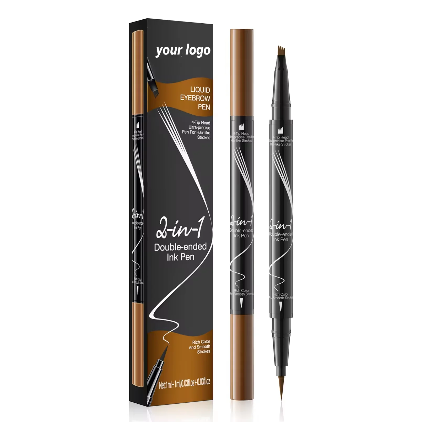 Four Claw Liquid Eyebrow Pencil Waterproof Eyebrow Pencil Brow Pencil Private Label Eyebrow Customized Wholesale
