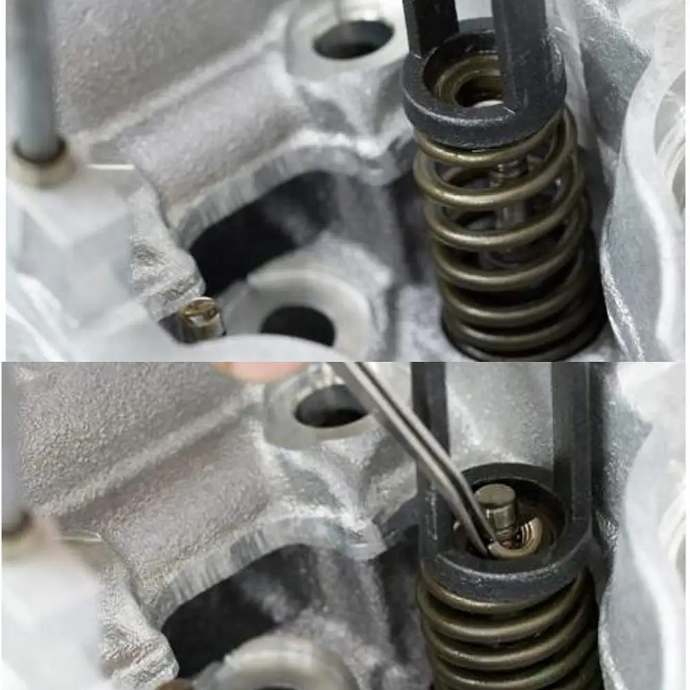 GTYPro Car Engine Cylinder Head Valve Spring Compressor Remove Install Tool Clamp Set for Motorcycle ATV Tire valve stem puller