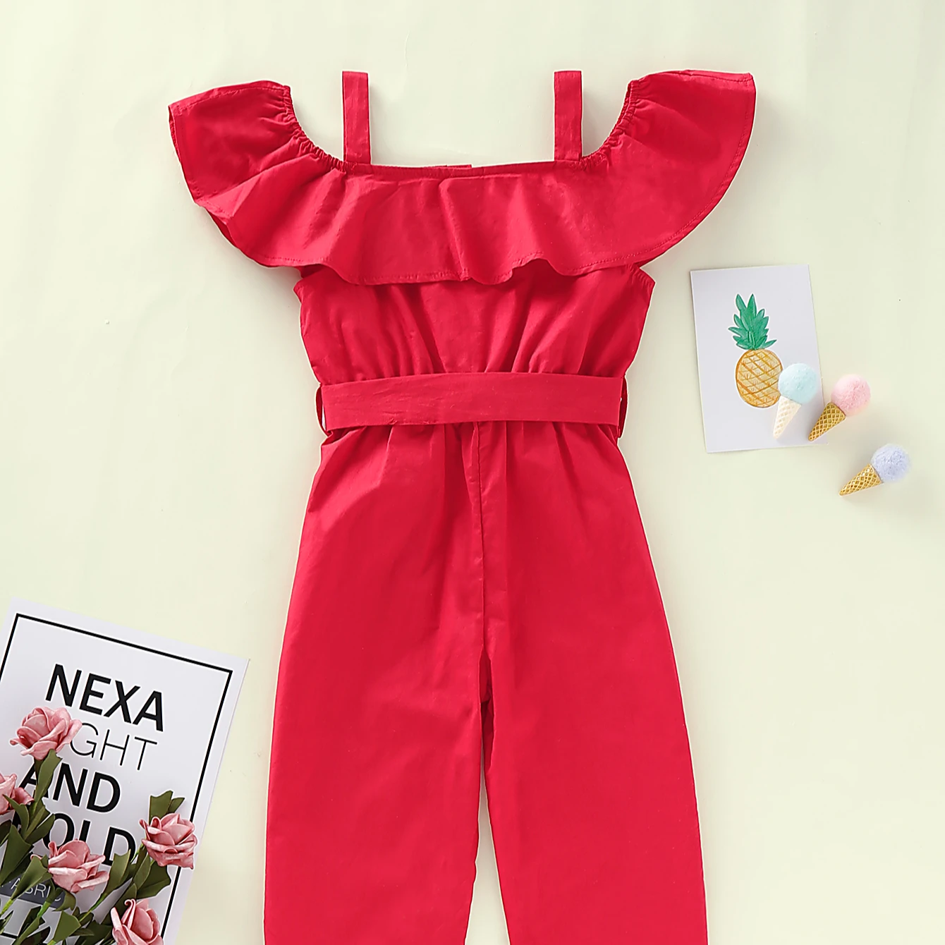 
2021 Hot Selling Spring And Summer New Style Baby Girls Suit Children Jumpsuit 