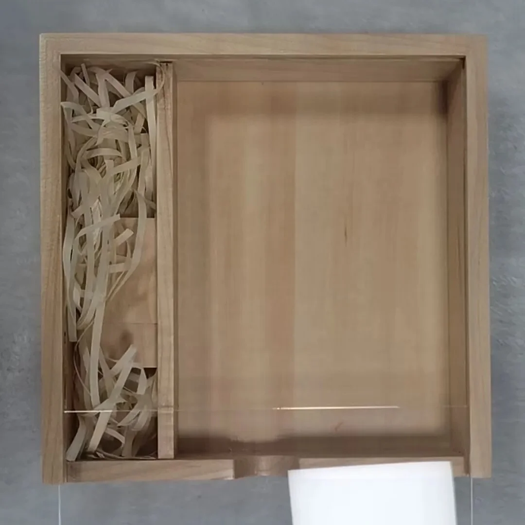 4*6 inch Wood USB Memory Box with Acrylic Lid and Flash Drive Engraved Gift Box for Photographers Wood Wedding Photo Box