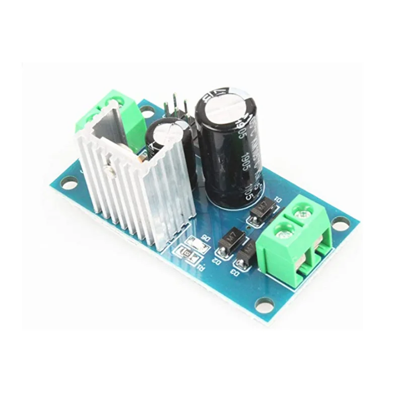 DC или AC к 6V 9V 12V Выход 1.2A Max LM7805 регулятор напряжения