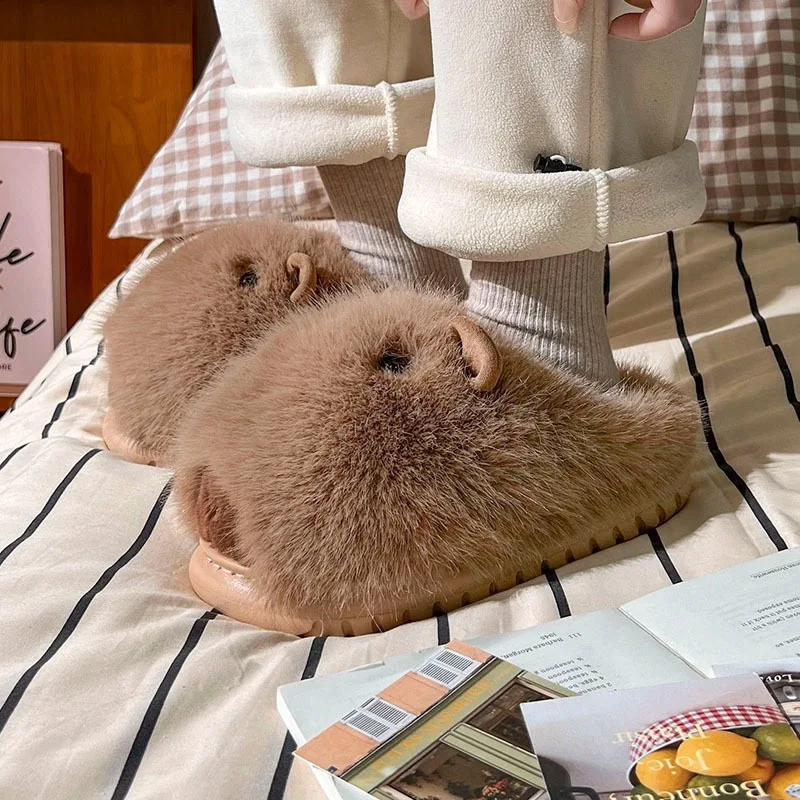 New Designer Cotton Slippers for Baby Boys and Girls Unisex Indoor Family Shoes with Plush Insole for Winter Beach Home Use