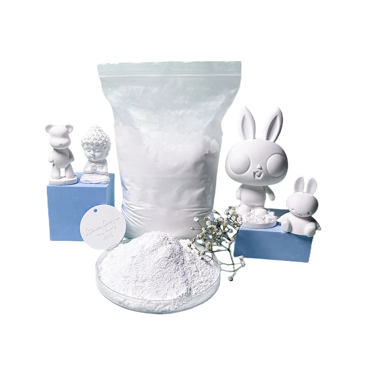 High Quality Promise No Bubbles High Hardness 8.5 Mpa Plaster Powder DIY Crafts jesmonite resin casting powder