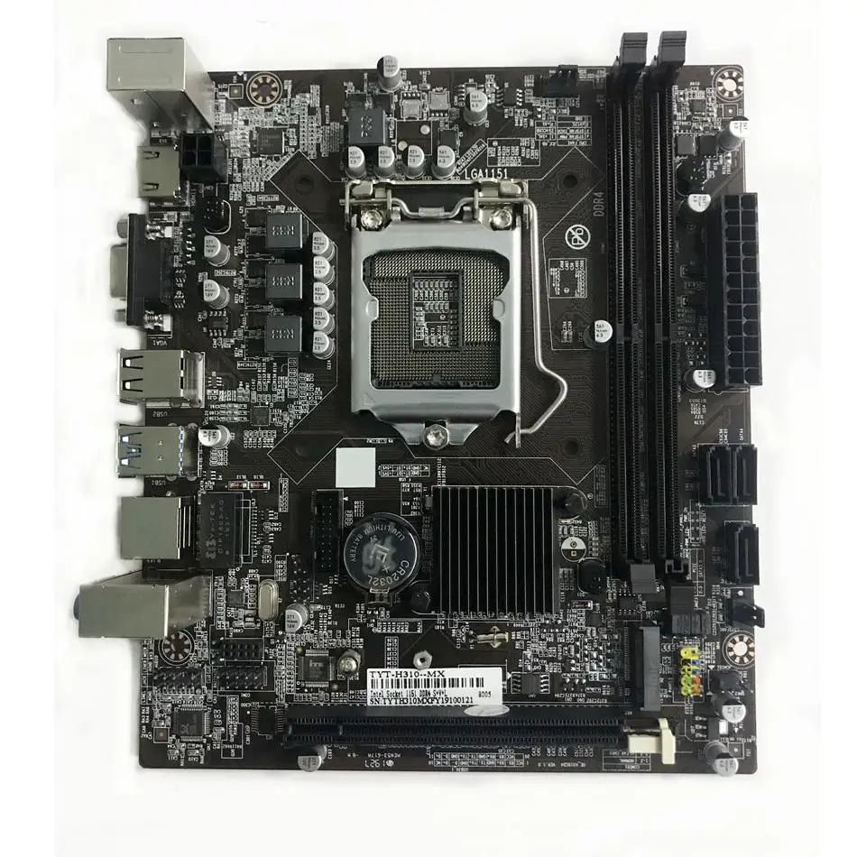 Горячая продажа материнская плата H310 LGA 1151 м2. 2ddr4 8th 9th Gen CPU