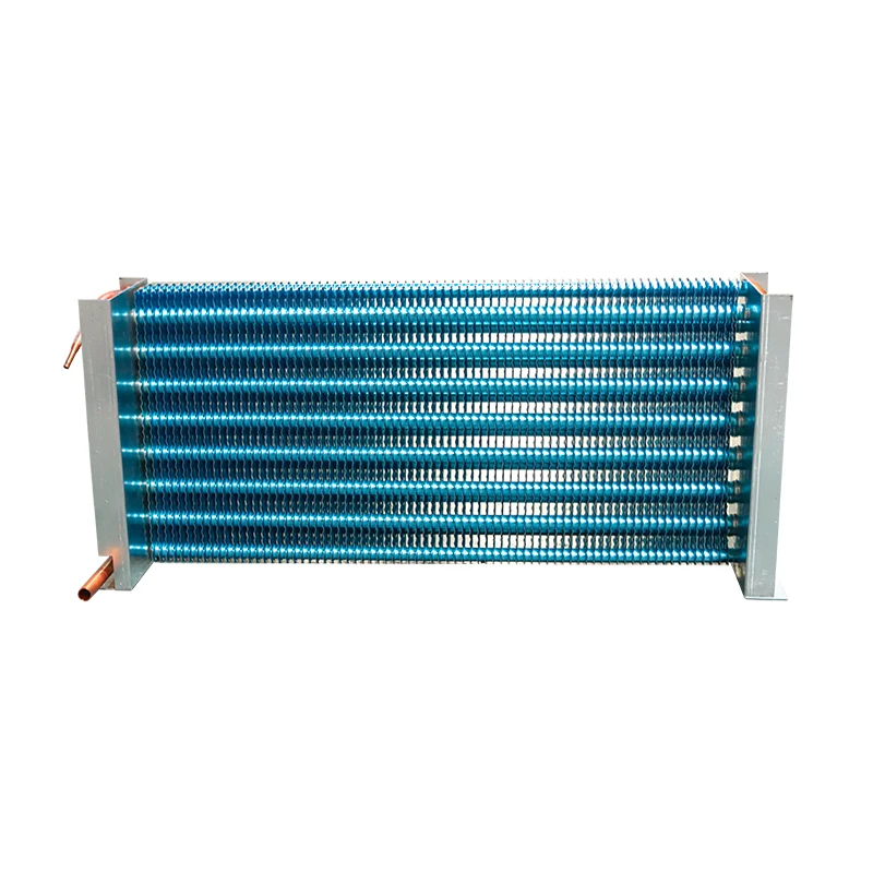 Display cabinets finned evaporator coil fridge condenser and refrigeration heat exchanger