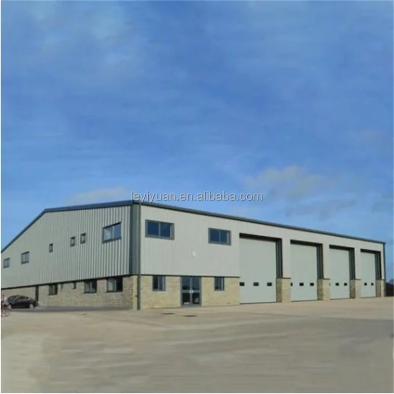 Modern Designed Prefabricated Industrial Metal Steel Structure Building for Warehouse Workshop Plant Hangar Hotel Construction