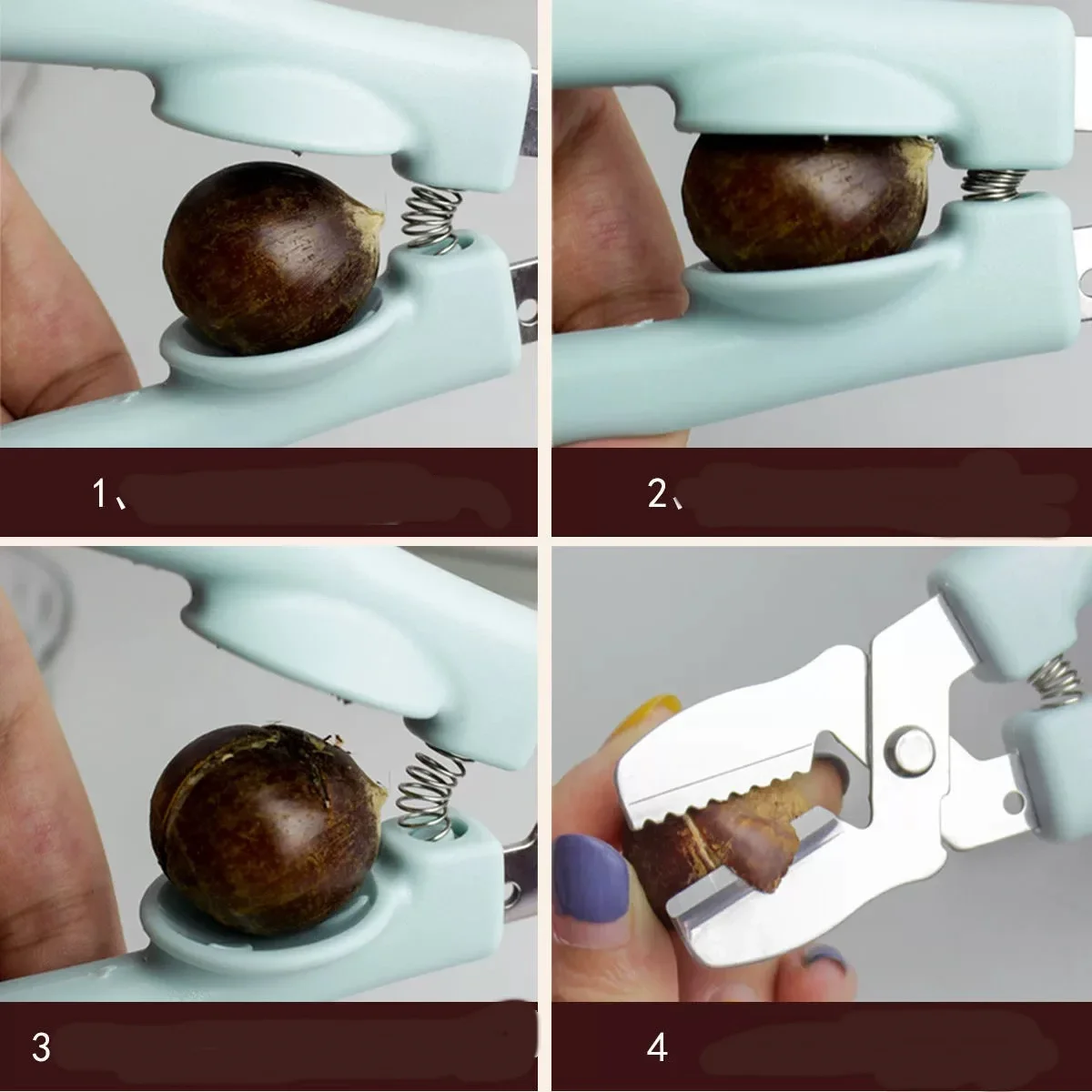 Chestnut Cracker Tool Chestnut Peeler Scissors Nut Cracking Tools Durable Chestnut Opener  Cutter For Pecan