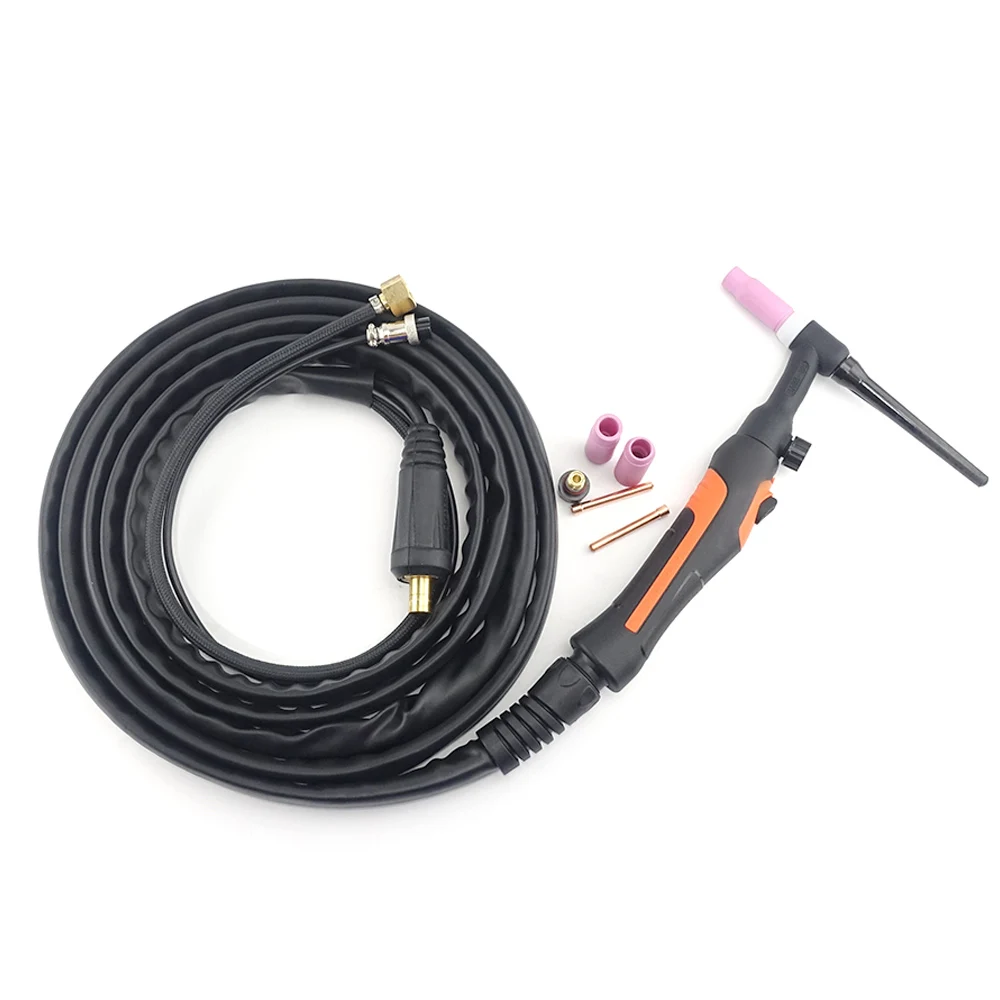 TIG26 Arc Argon TIG Welding Torch Accessories Air-Cooled Head with Flexible Handle With Valve