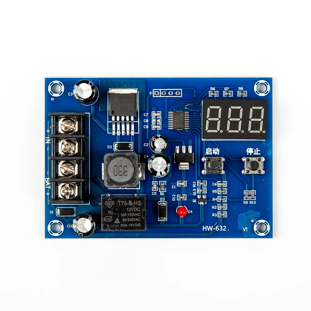 XH-M603 Charging Control Module 12-24V Storage Lithium Battery Charger Control Switch Protection Board With LED Display NEW