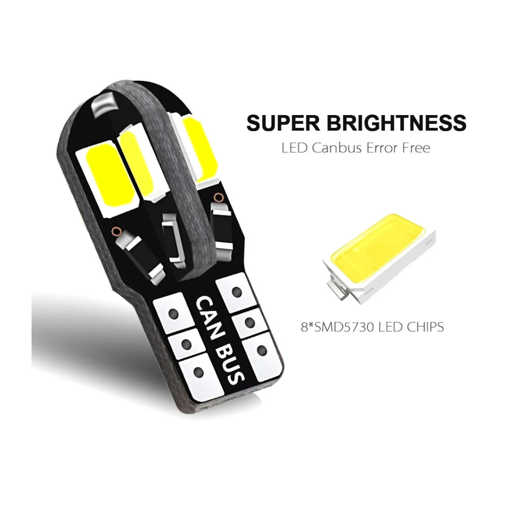 auto led lighting Led Indicator Light Error Free T10 Socket Car Bulb