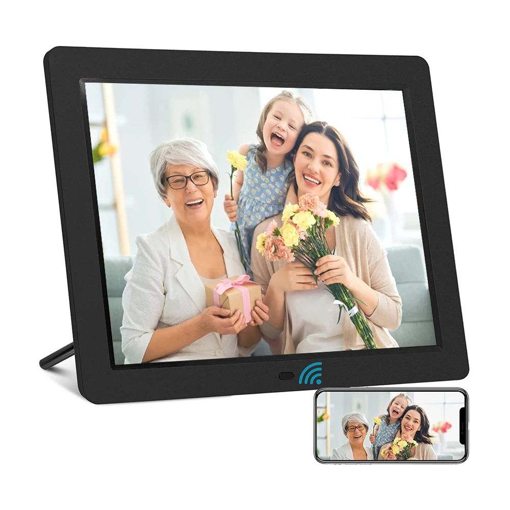Крепление к стене умный Телевизор с ЖК рамка для фотографий полнофункциональная камера 32 ГБ 15 дюймов цифровая Wi-Fi фоторамки Instant Share фото видео через