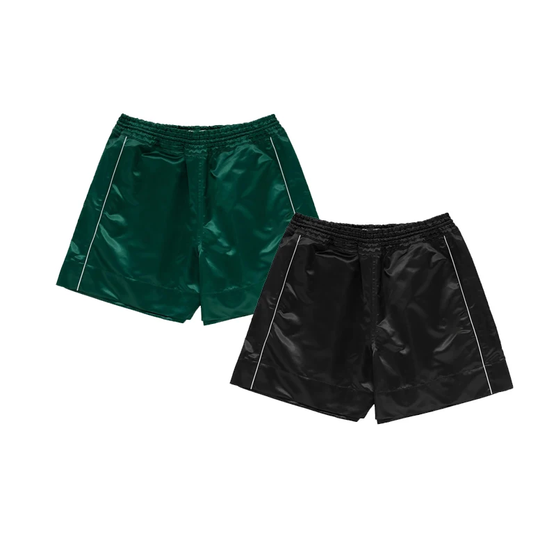 Man Running Woman Satin Shorts Street Style Sleep Couple Sexy Boys Boxer Men for Women Custom Woven Gym Shorts Printed Mid Waist